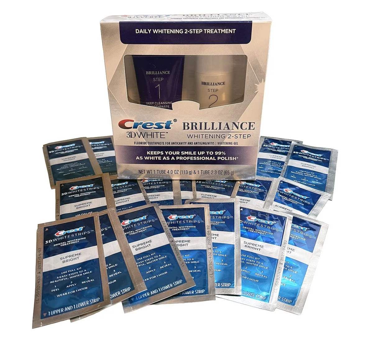 OTC tooth whitening products